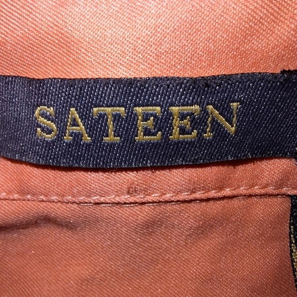 Black Label by Ruffini men's long sleeve button-down in a size large. Sateen - Picture 6 of 6